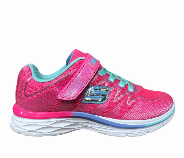 Lightweight Synthetic Fabric Skechers scarpa da ginnastica da bambina Dream N Dash Whimsy Girl 81131L NPAQ rosa shock