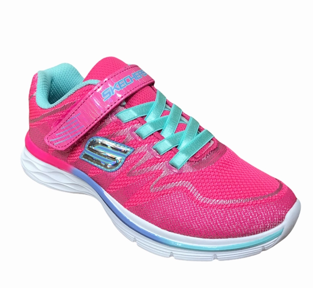 Skechers scarpa da ginnastica da bambina Dream N Dash Whimsy Girl 81131L NPAQ rosa shock Shock-absorbing feature minimalist - design - elegance shoes