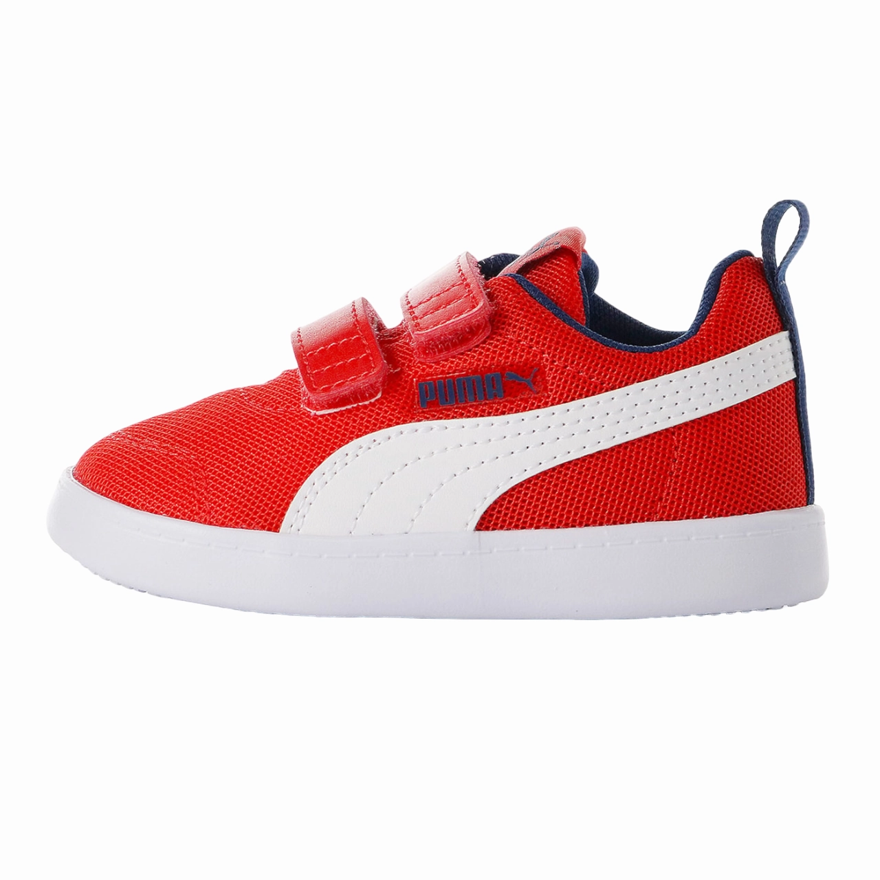 spring - specific shoes reinforced - structure shoes Puma scarpa da ginnastica con strappo da bambino Courtflex v2 Mesh V 371759 06 rosso bianco