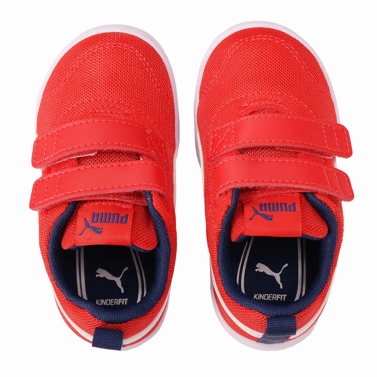 Micro Grooves High Mileage Puma scarpa da ginnastica con strappo da bambino Courtflex v2 Mesh V 371759 06 rosso bianco