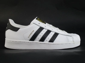Adidas Originals scarpa sneakers per ragazzi Superstar C BA8378 bianco-nero running on track shoes cross - training - shoes