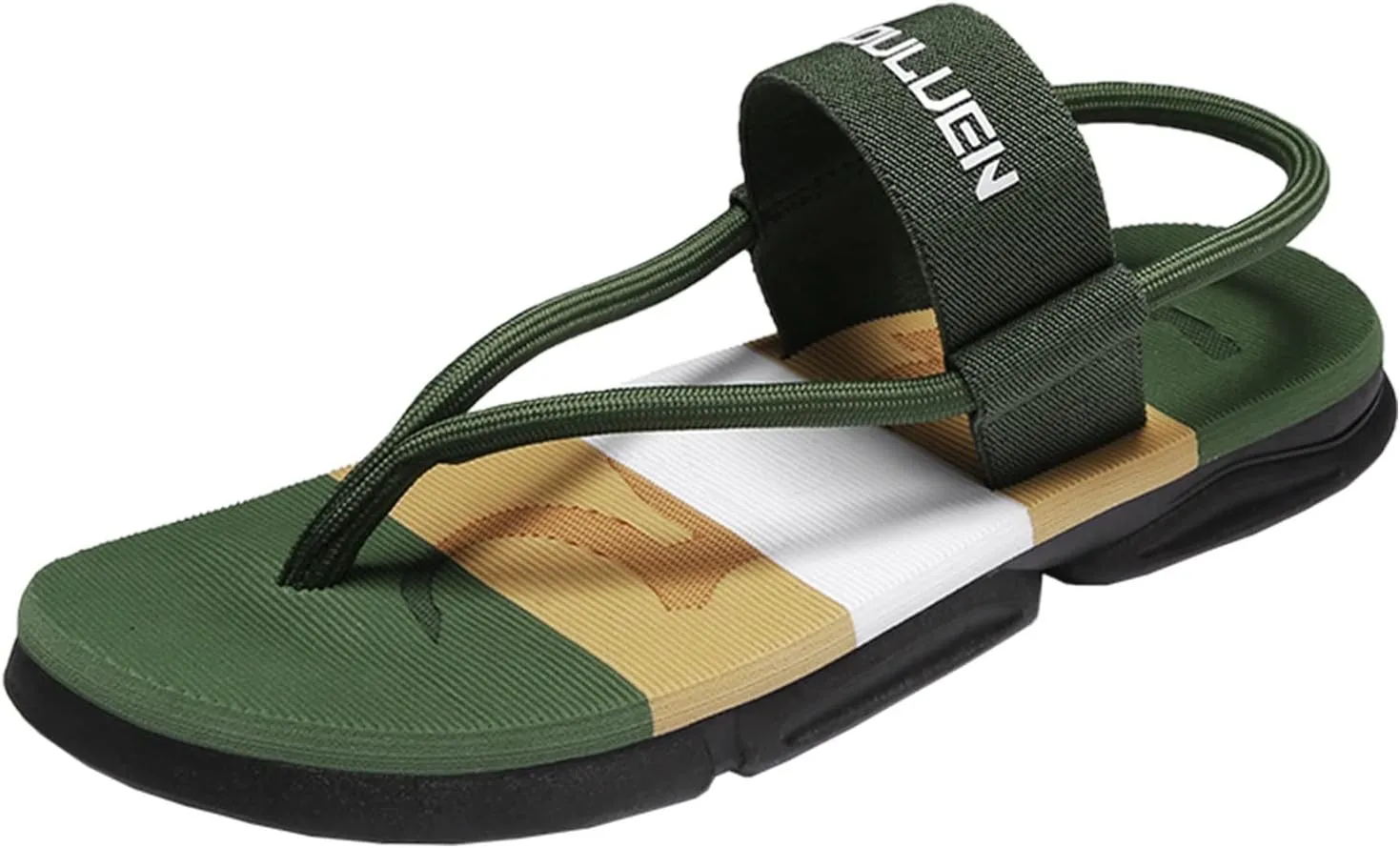Flip Flops Men Leather Thong Sandals Beach Slippers Men's Flip Flops Non Slip Gym Pool Dorm Water Sandals