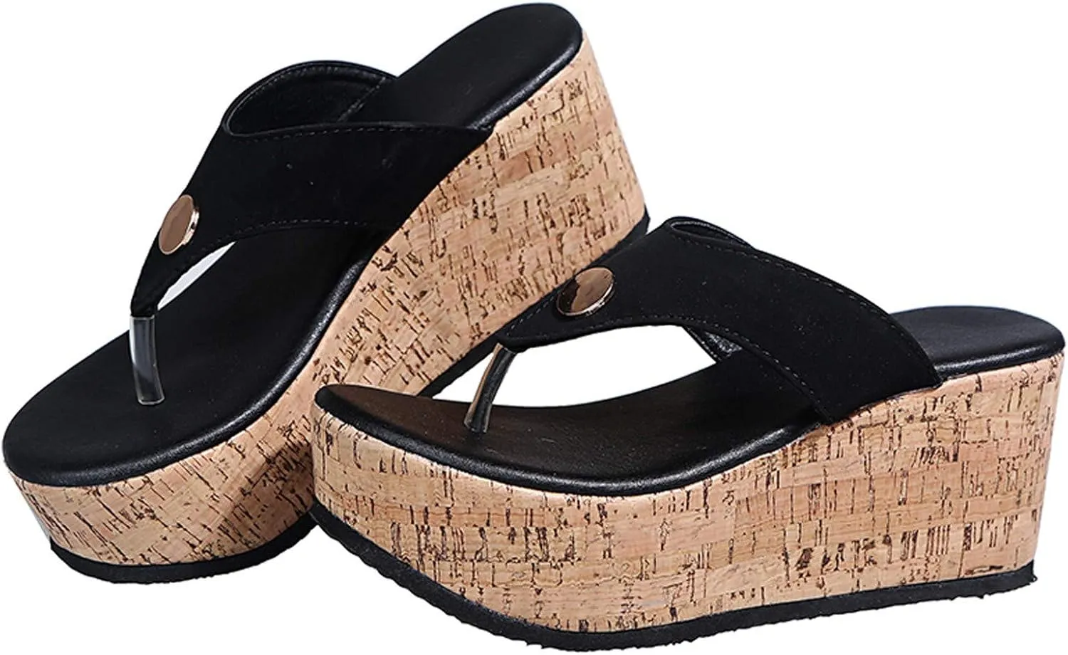 Flip Flops Women Indoor and Outdoor Flip Flop Black Sandals Women Comfortable Summer Beach Thong Sandals