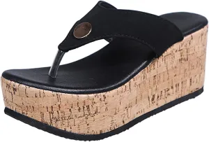Flip Flops Women Indoor and Outdoor Flip Flop Black Sandals Women Comfortable Summer Beach Thong Sandals