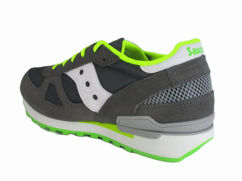 Saucony Originals scarpa sneakers da ragazzo Shadow SK260985 grigio bianco Regular Fit skiing shoes