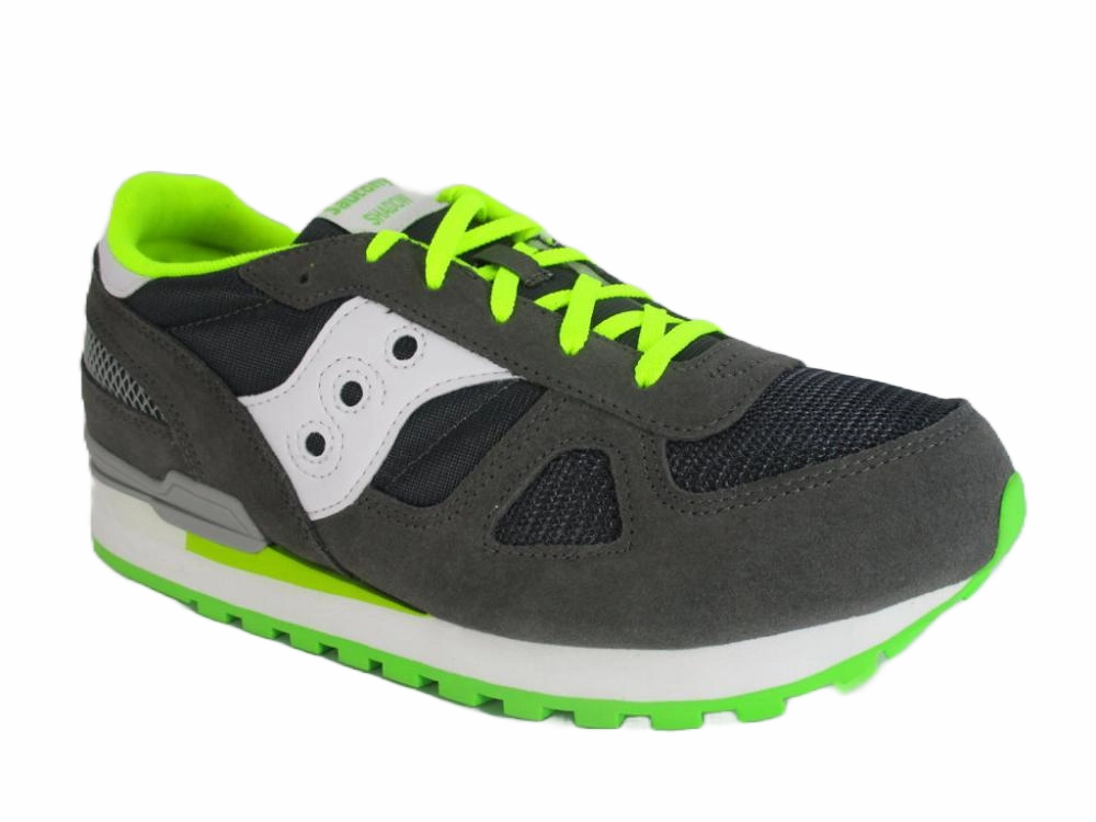Style - updated Saucony Originals scarpa sneakers da ragazzo Shadow SK260985 grigio bianco