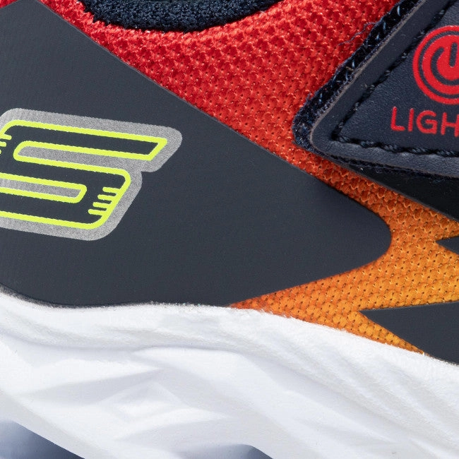 Dynamic Arch System Soft Material Skechers S Light Vortex Flash Zorent 400600L/NVMT navy multi