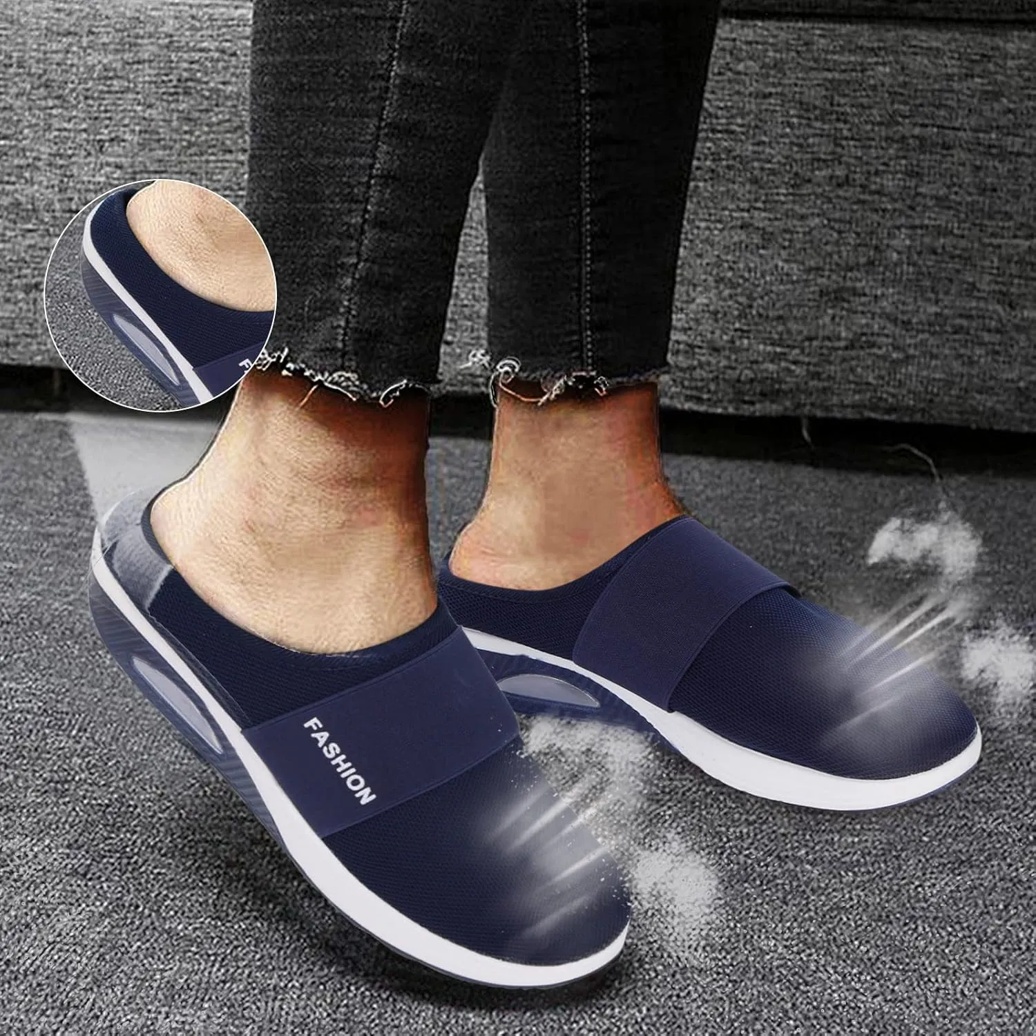 for Women Wedges Shoes Soft Platform Casual Walking Shoes Lady Shoe with Heel