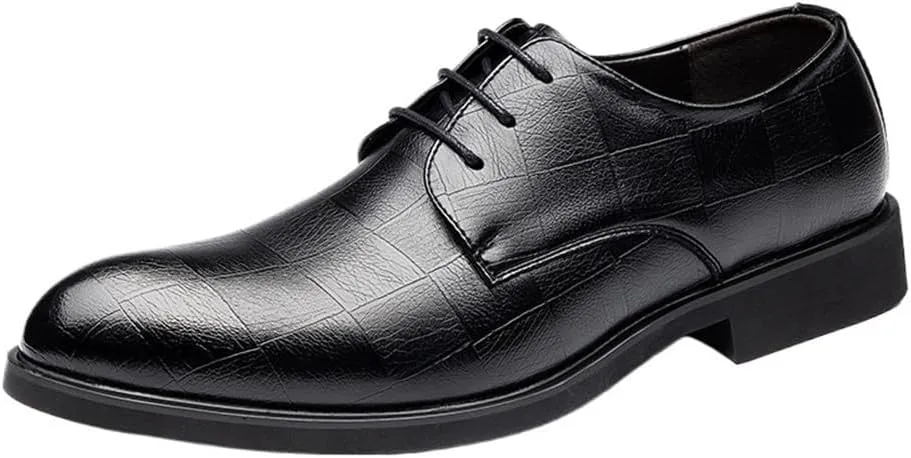 Formal Shoes for Men Classic Lace-up Wedding Party Office Business Casual Shoe