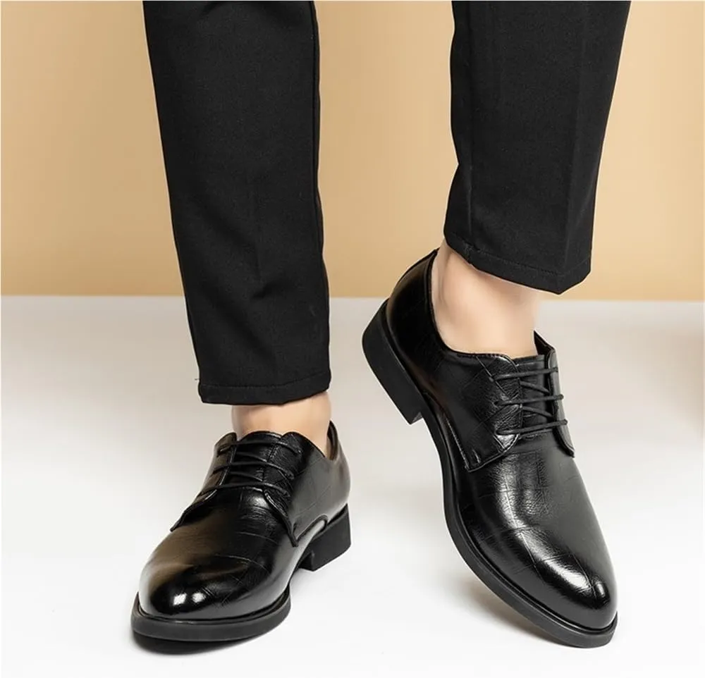 Formal Shoes for Men Classic Lace-up Wedding Party Office Business Casual Shoe