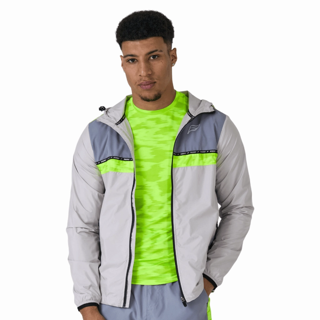 Frequency Evolution Pro Windbreaker Men ZipperClosure Classic Jacket
