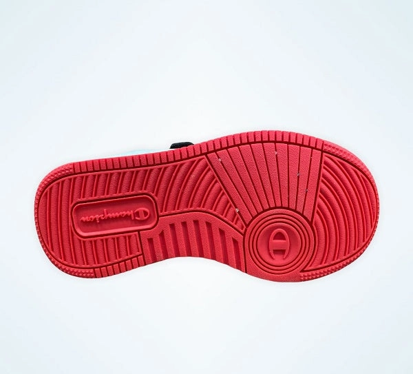 Champion scarpa sneakers da bambino Rebound 2.0 S32259-CHA-KK002 nero bianco rosso Breathable Airflow Channels easy - to - put - on shoes