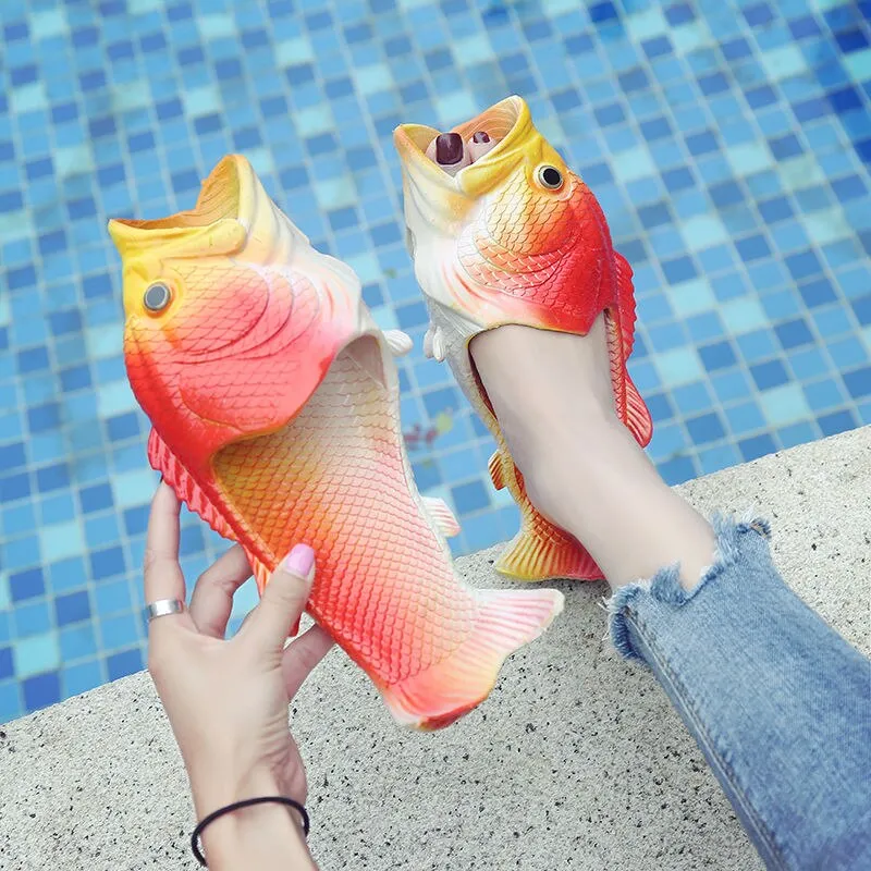 Funny Fish Slippers unisex Footwear - Have some summer fun