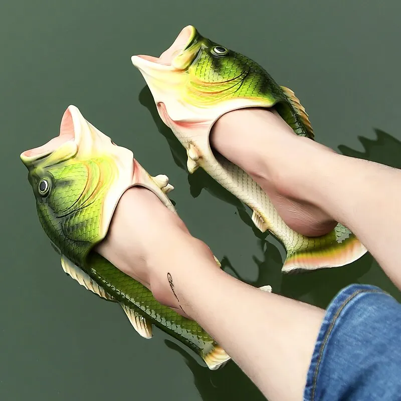 Funny Fish Slippers unisex Footwear - Have some summer fun