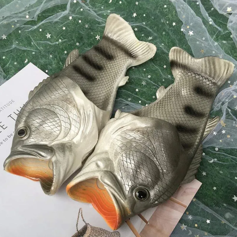 Funny Fish Slippers unisex Footwear - Have some summer fun