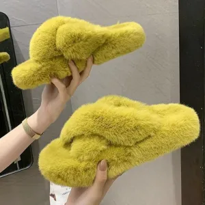 Fur Slippers