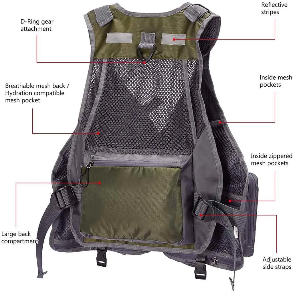 FV05 Fishing Vest for Men Women