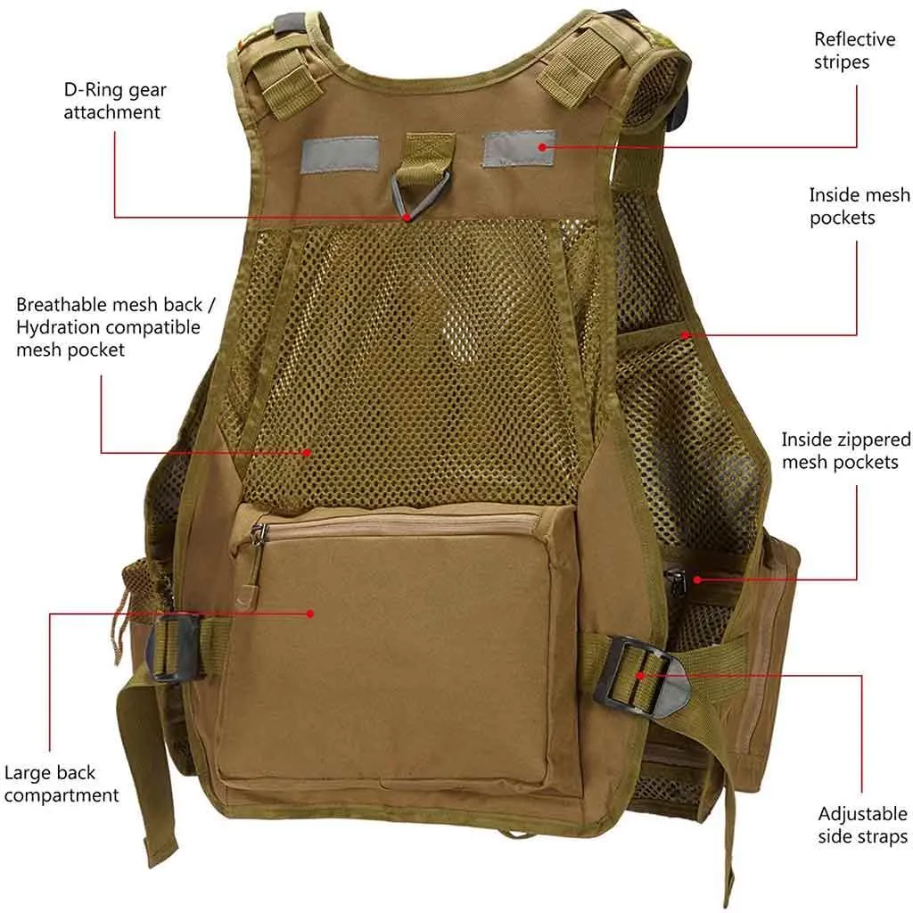 FV05 Fishing Vest for Men Women