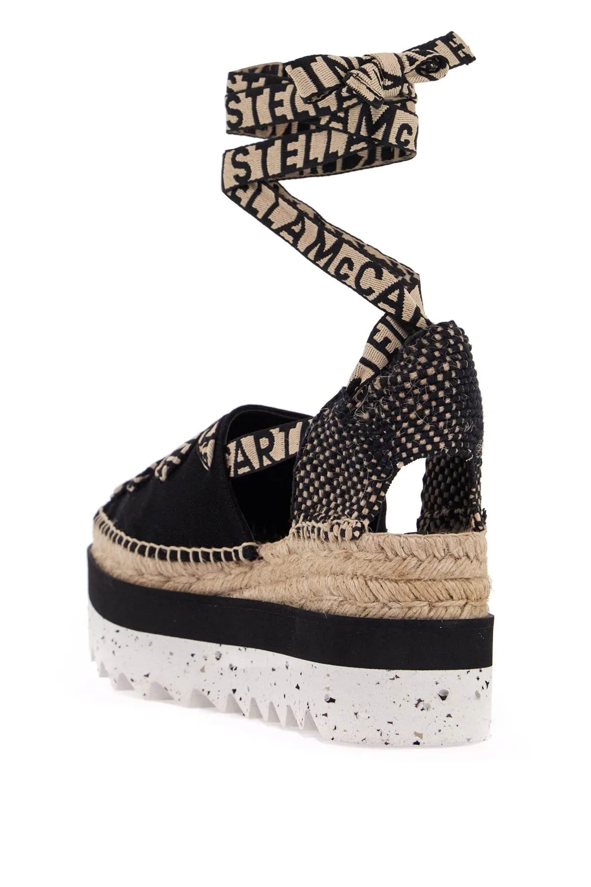 gaia wedge espadrillas 800159 N0222 DEEP BLACK