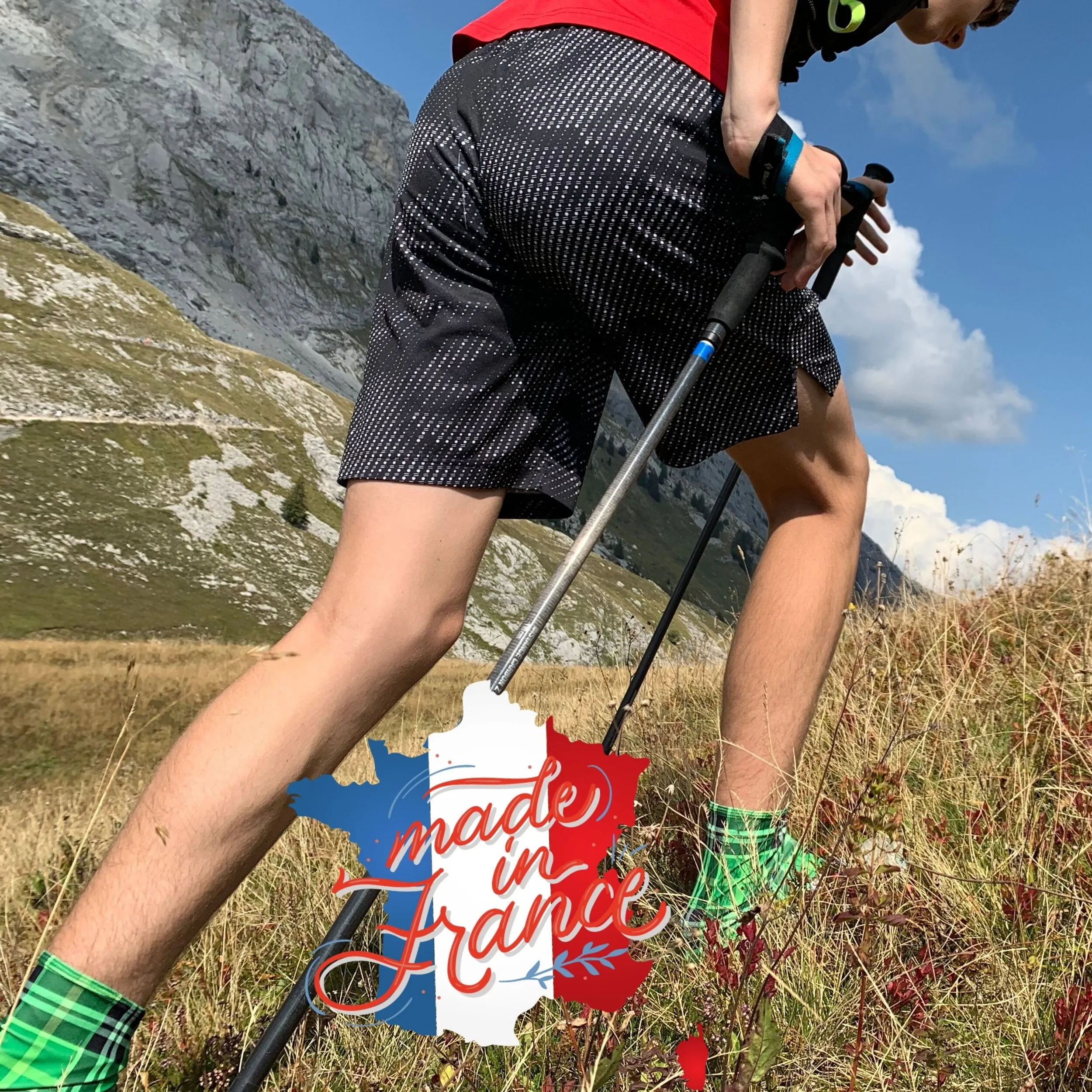 Gaiter Pods Trail Running Gaiters - Green Meadows