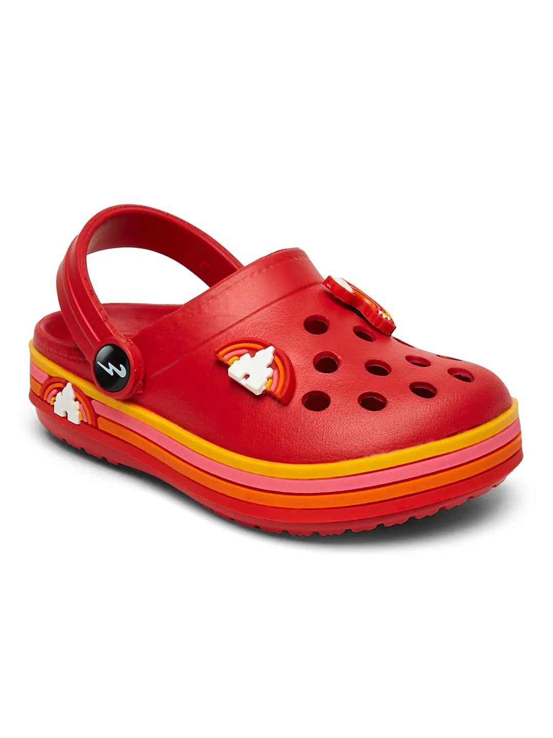 GC-9001K Red Kid's Clogs