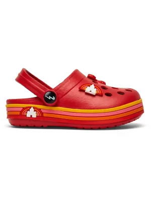 GC-9001K Red Kid's Clogs