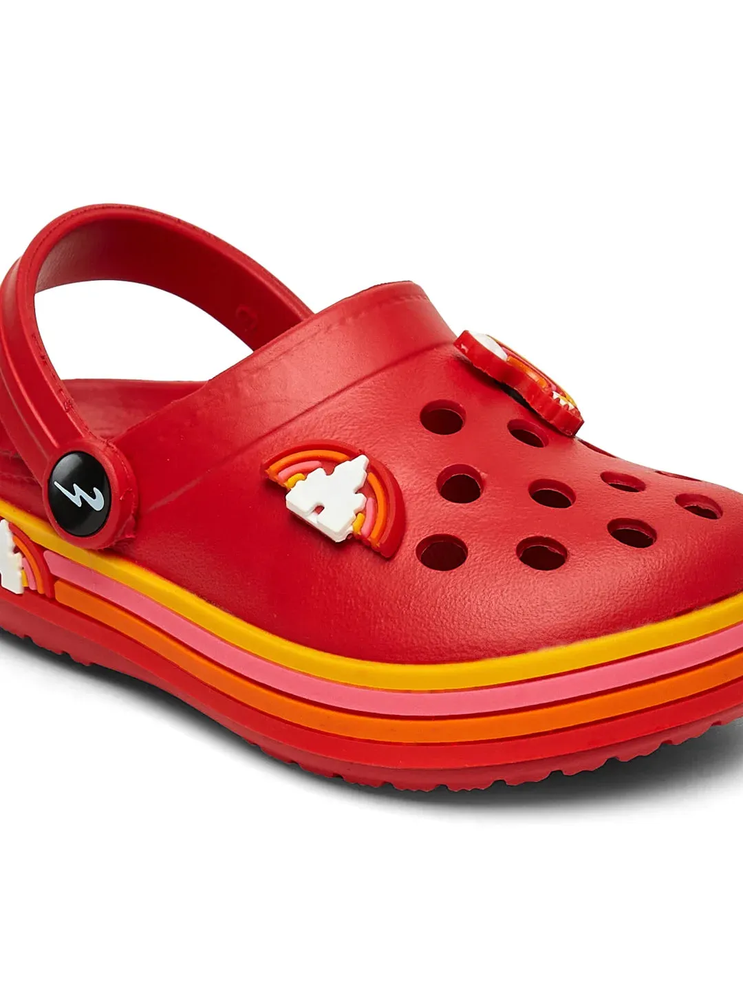 GC-9001K Red Kid's Clogs