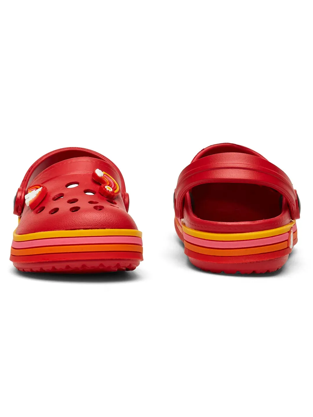 GC-9001K Red Kid's Clogs