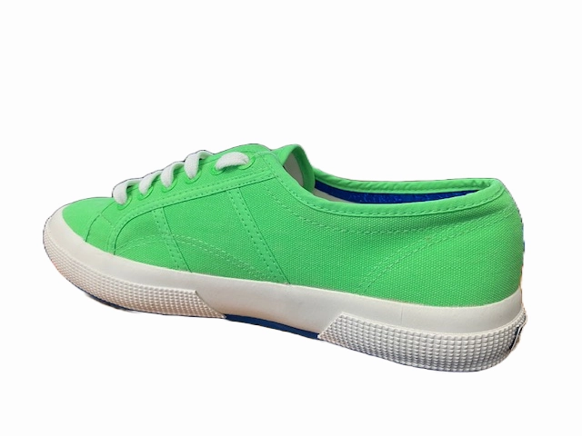 nylon - feature shoes single - density sole shoes Superga 2750-cotufluo sneakers in tela S007XH0 C73 green fluo