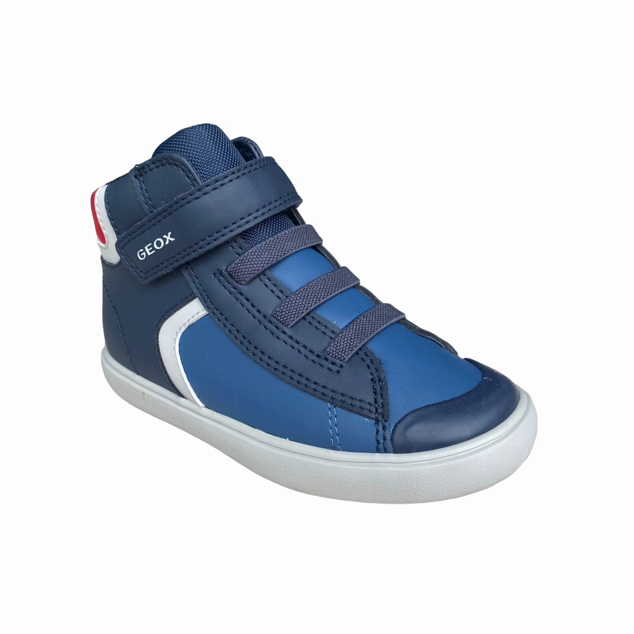 Urban Runner Geox scarpa sneakers da bambino con strappo Gisli B461NA 054FU C0700 blu