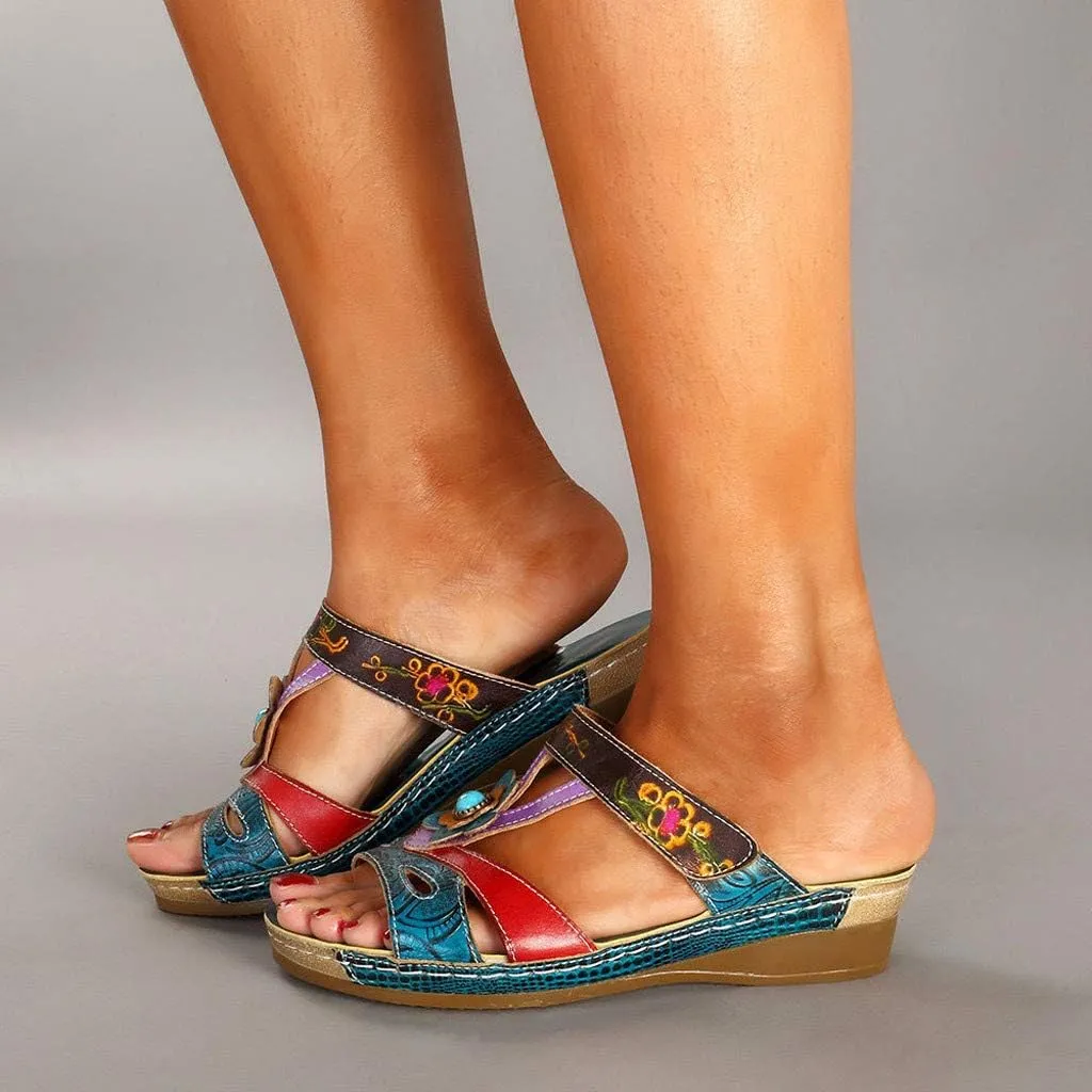 Gibobby Sandals for Women Wide Width,2019 Summer Comfy Platforms Sandals Shoes Beach Travel Shoe Casual Flip Flops Slippers