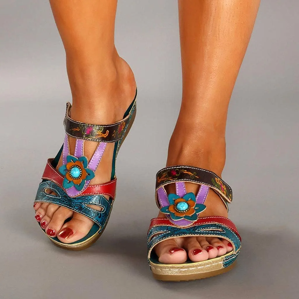Gibobby Sandals for Women Wide Width,2019 Summer Comfy Platforms Sandals Shoes Beach Travel Shoe Casual Flip Flops Slippers