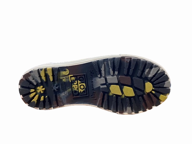 Wide - base heel cup insert Gioseppo scarponcino da bambino con cerniera laterale 41779 blu