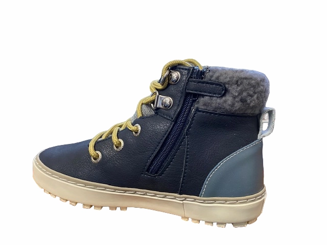 Gioseppo scarponcino junior con cerniera laterale 41759 Blu Anti Slip Traction