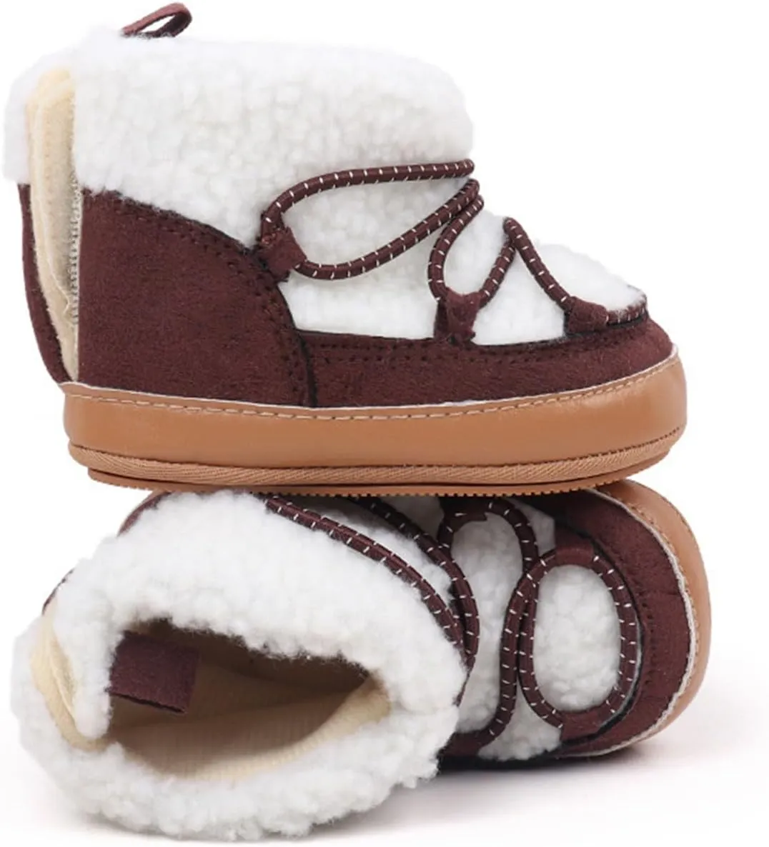 Girls and Boys Snow Fashion Ankle Boots Warm Walking Outdoor Shoes Snow Boots For Kids Kids Winter Boots