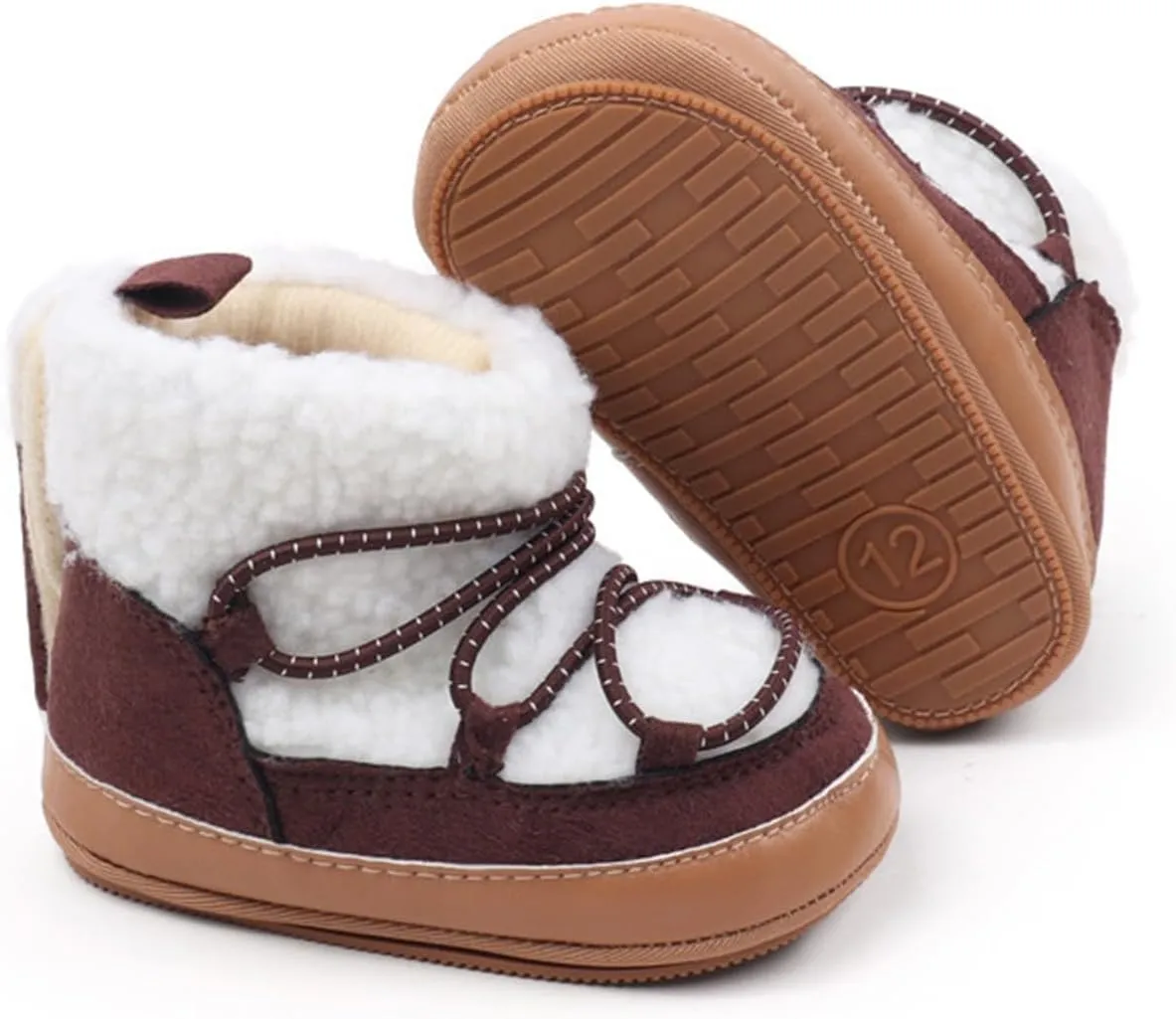 Girls and Boys Snow Fashion Ankle Boots Warm Walking Outdoor Shoes Snow Boots For Kids Kids Winter Boots