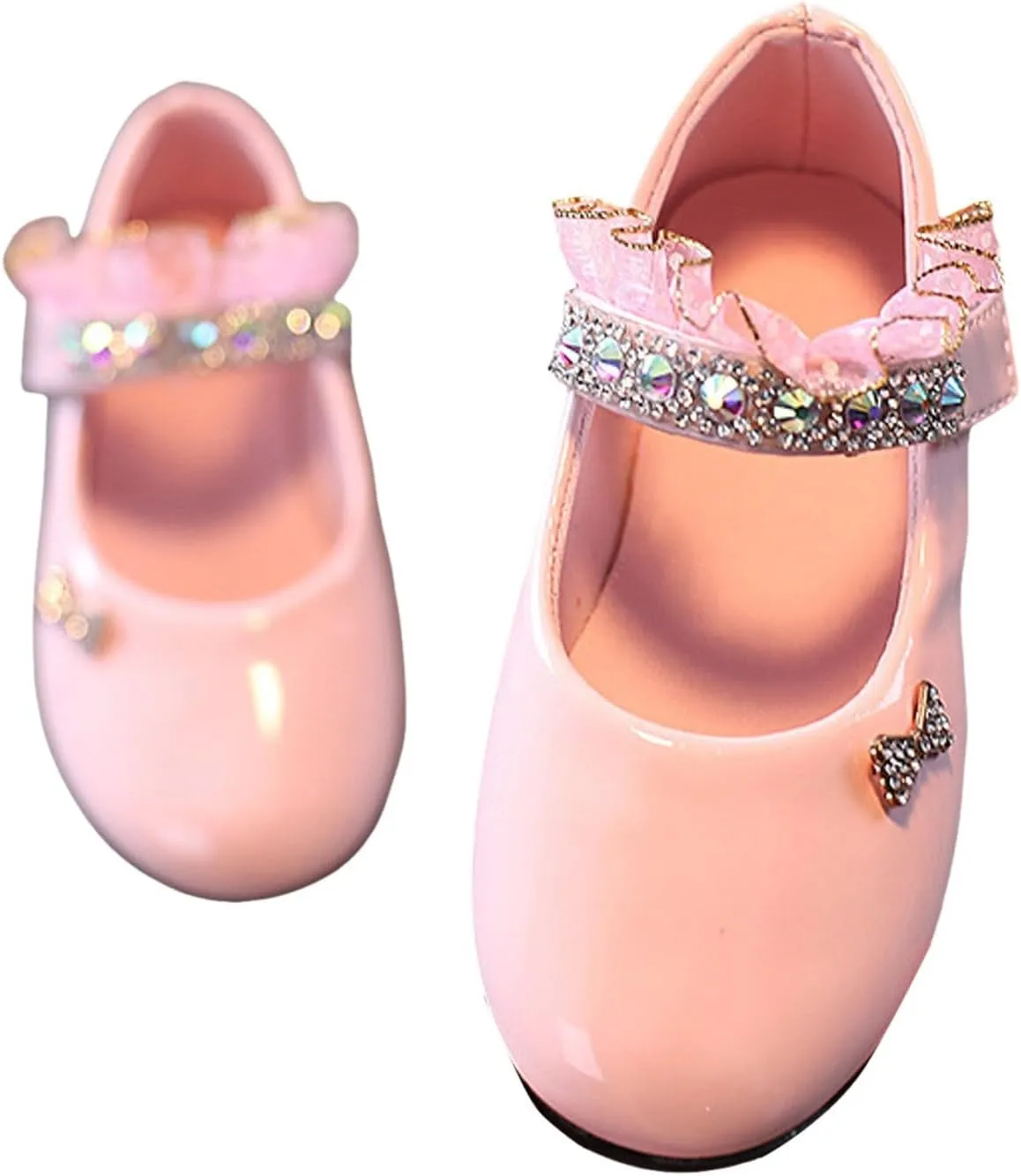 Girls Leather Shoes Spring and Fall New Soft Bottom Shoes Foreign Students Small Leather Dance Kids Girls Sandals