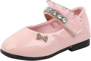 Girls Leather Shoes Spring and Fall New Soft Bottom Shoes Foreign Students Small Leather Dance Kids Girls Sandals