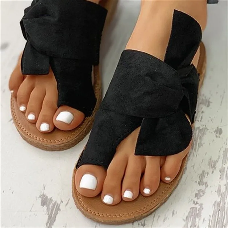 Girly Bow Summer Slippers