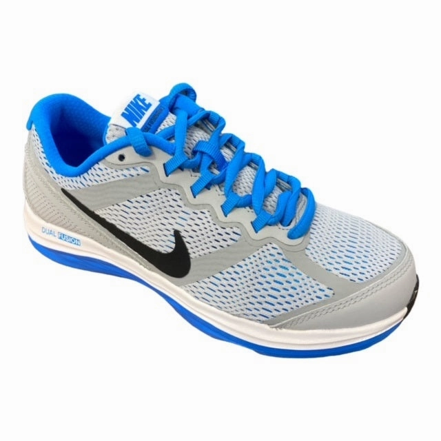 Nike scarpa da corsa da bambino Dual Fusion Run 3 654150 010 grigio Enhanced Flexibility Responsive Cushioning Layer