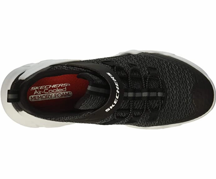 Zero Gravity Cushion Skechers scarpa da ginnastica da ragazzo DLT-A Interserge 97960L BKCC nero grigio