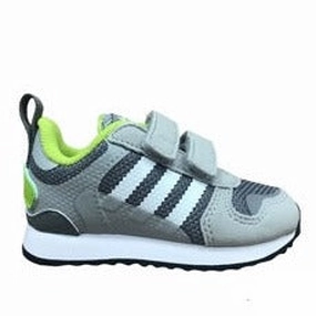 Lockdown Lace Loop stretchy flexibility Adidas Originals scarpa sneakers da bambino con strappo ZX 700 HD GZ7517 grigio-bianco