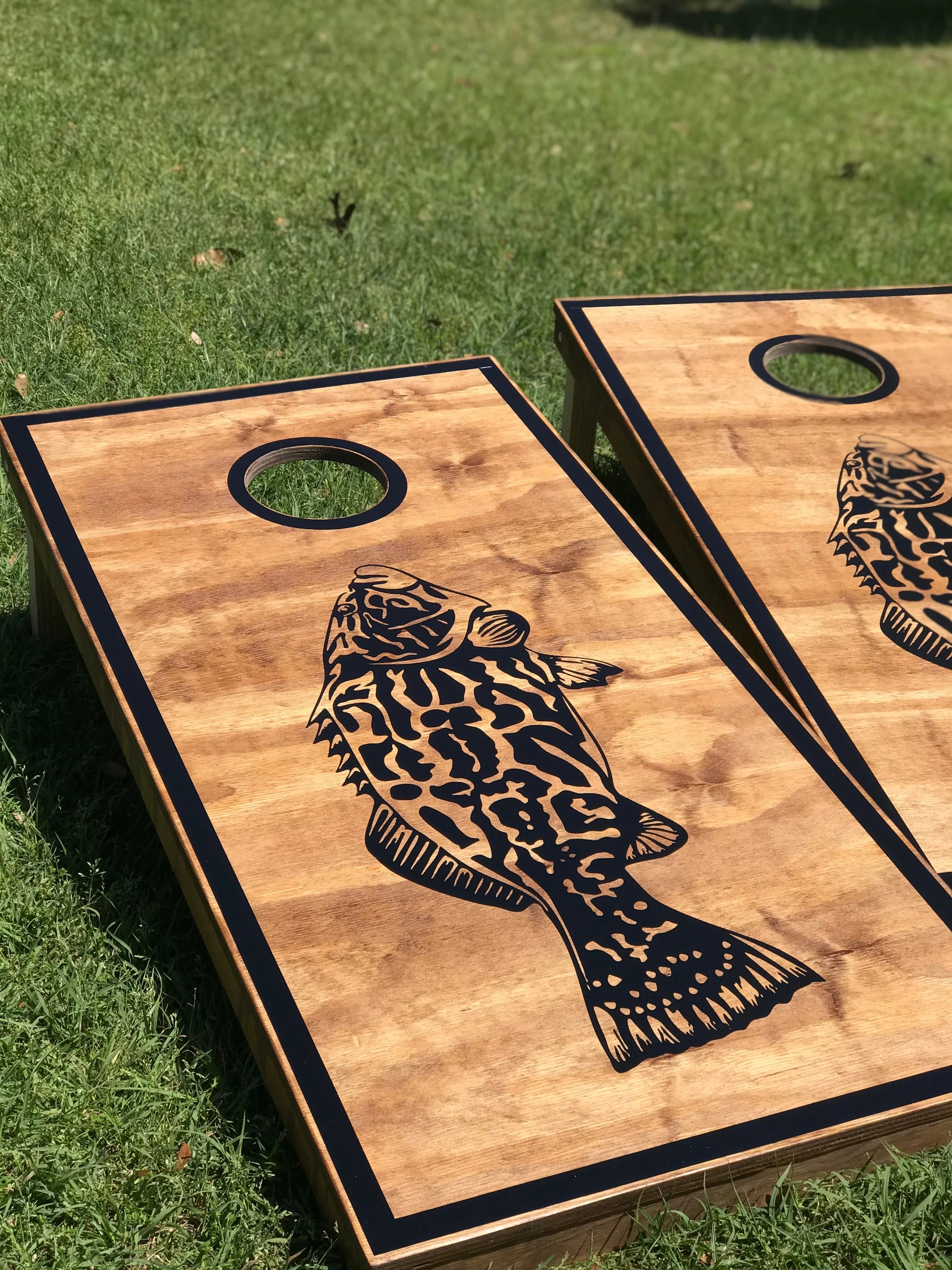 Grouper Cornhole Set With Bean Bags