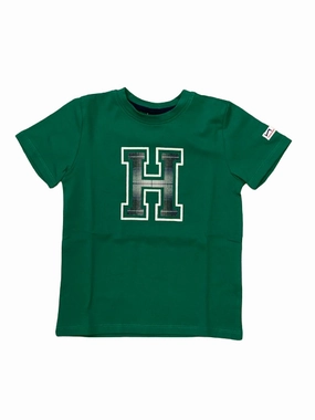 Comfy Layering Buttery Soft Fabric Hangar93 T-shirt manica corta da bambino girocollo Z2660B VER03 verde