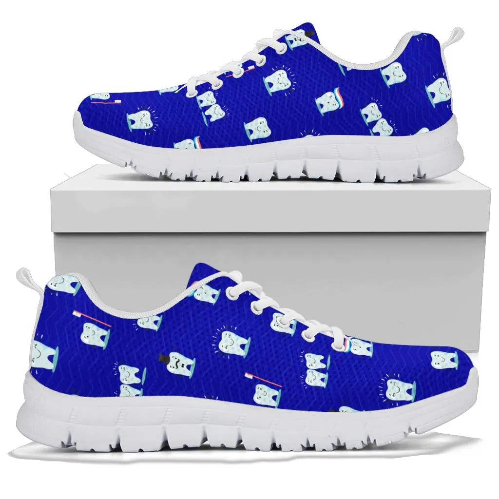 Happy Teeth Women's White Sole Sneakers