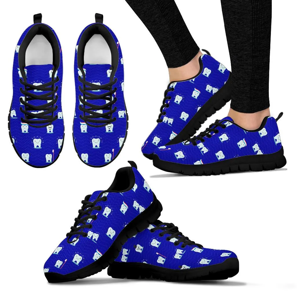 Happy Teeth Women's White Sole Sneakers