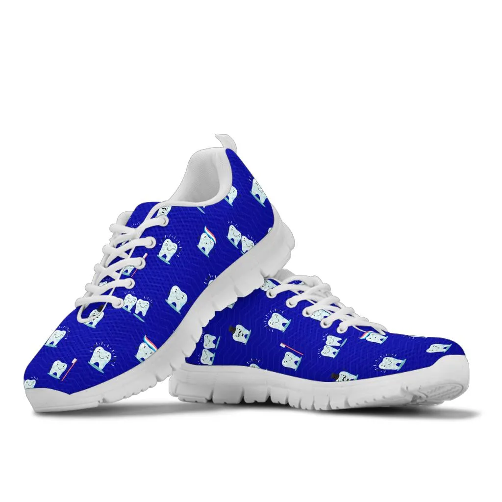 Happy Teeth Women's White Sole Sneakers