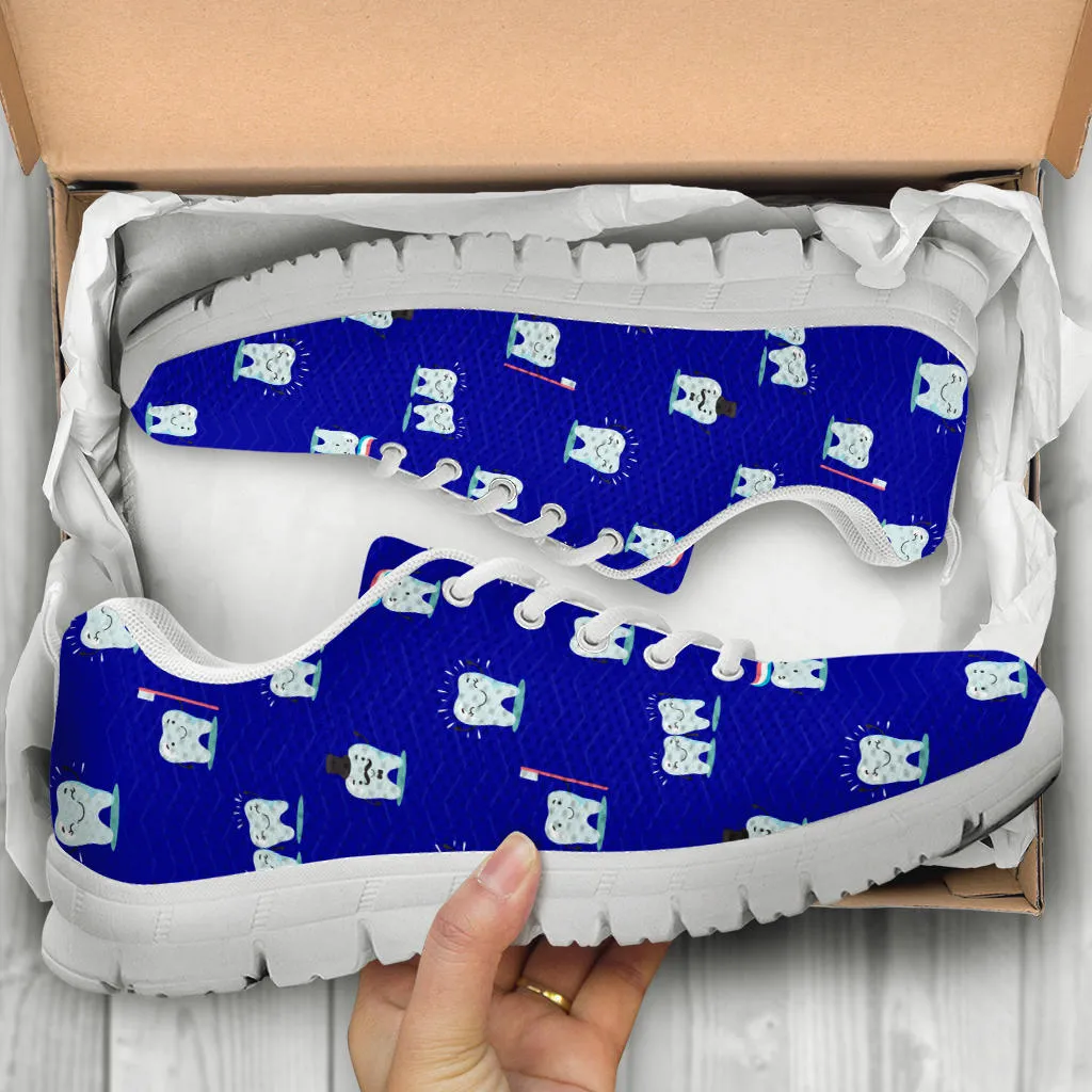 Happy Teeth Women's White Sole Sneakers