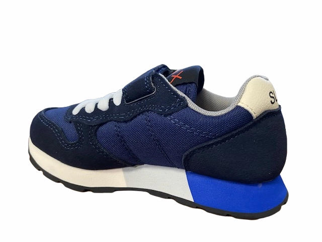 track athletes' shoes Sun68 sneakers da ragazzo Jaki Fluo Z42313K 07 navy blue