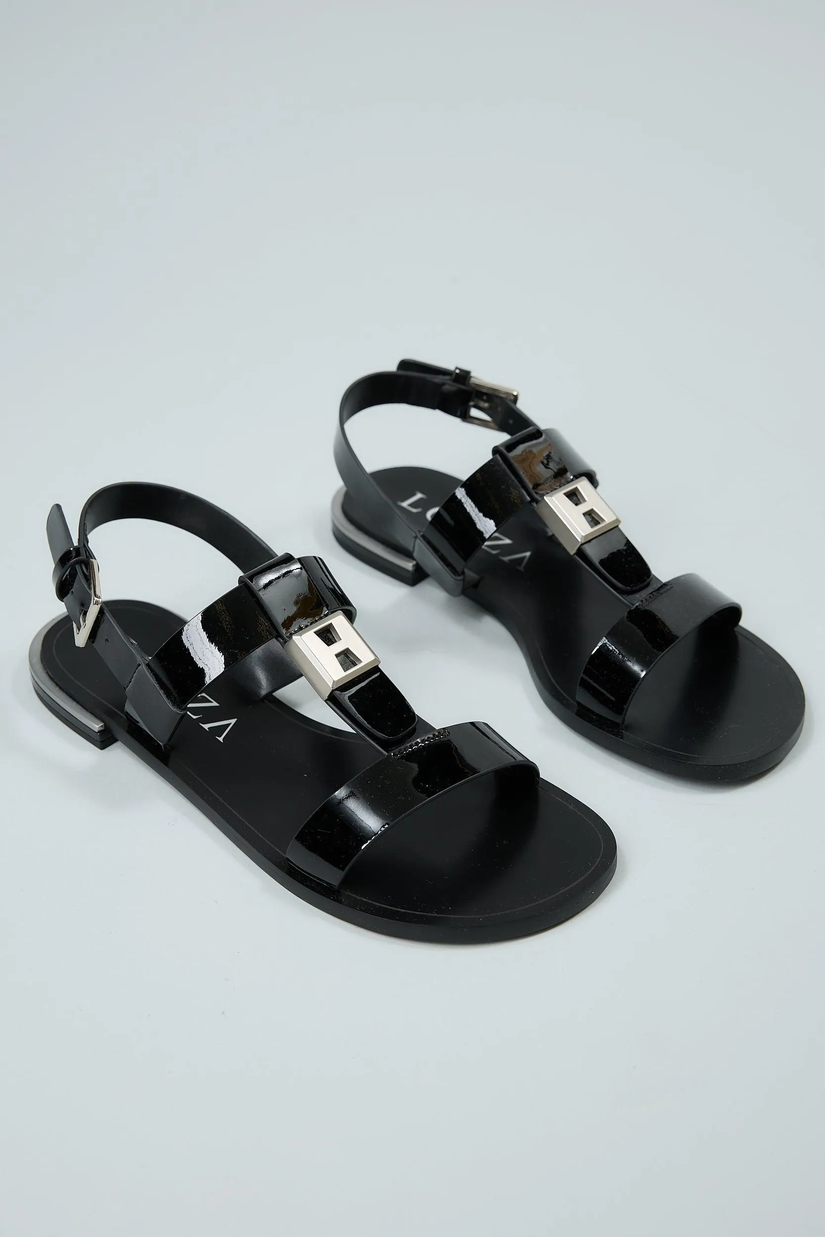 Hazel Black Sandals